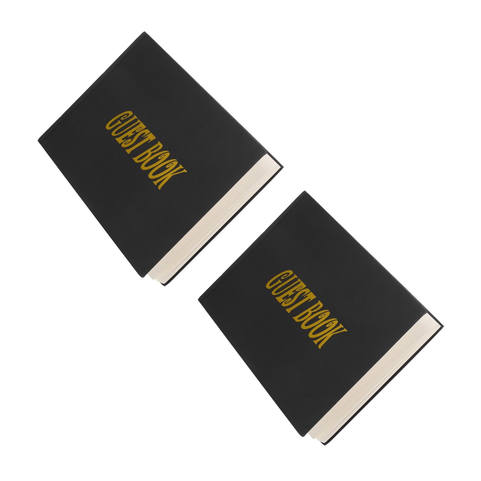 Masteelf 2pcs Wedding Memory Book Guest Book For Memorial Service Graduation Signature Book Guest Signing Book Memorial Service Guest Book