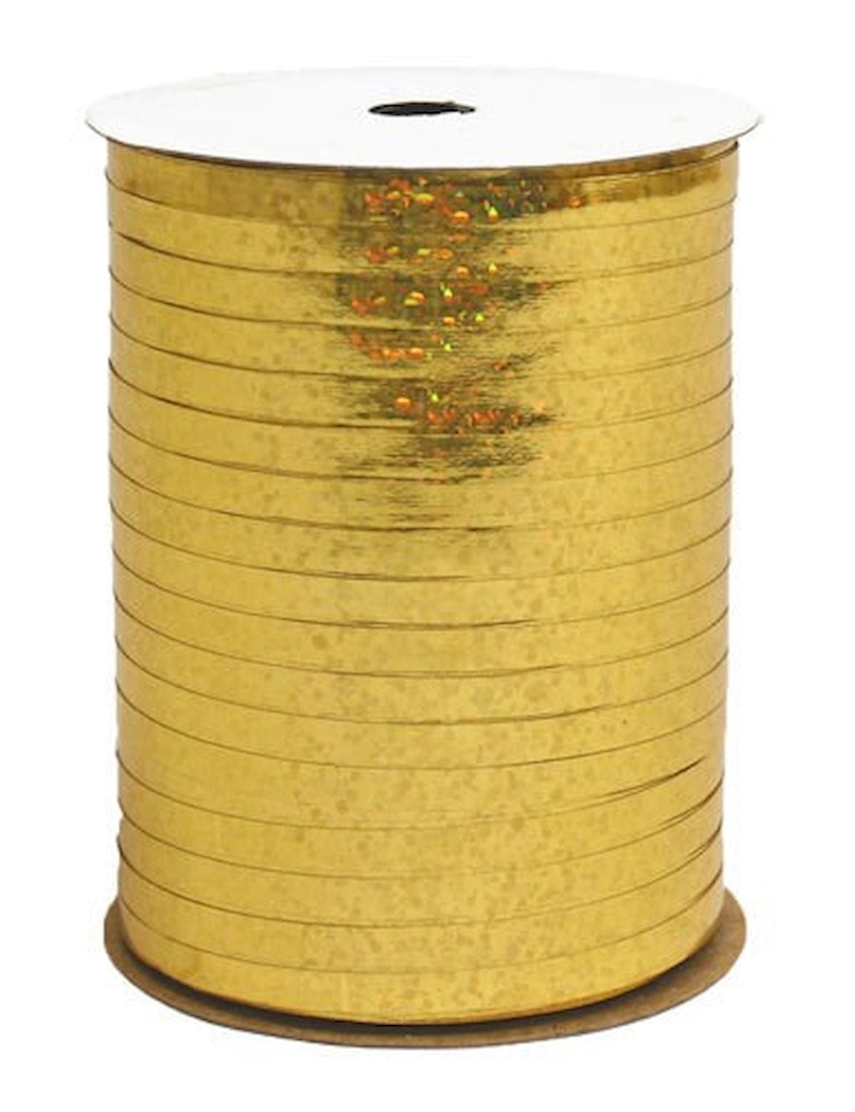 3/16" x 100 Yds Gold Holographic Curling Ribbon
