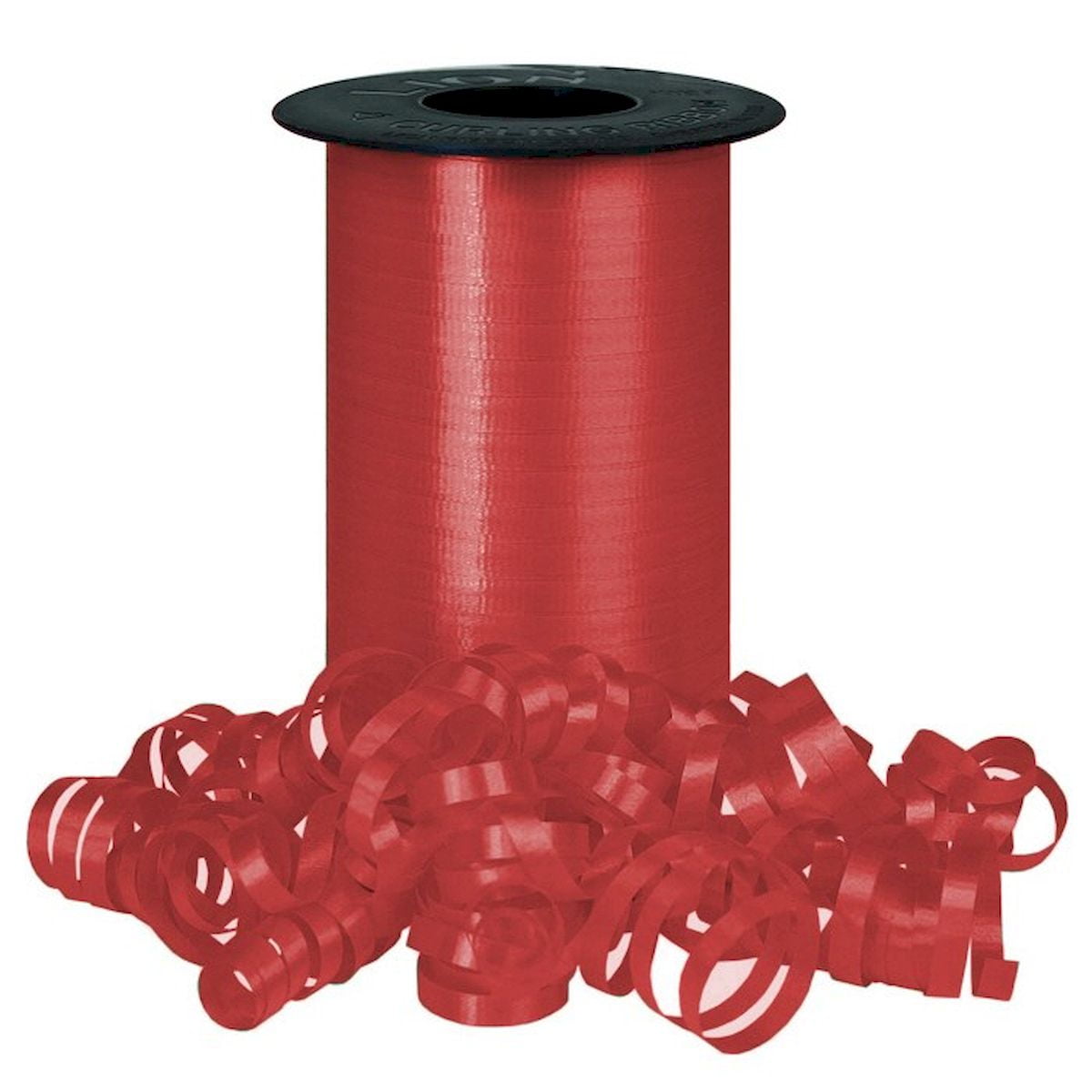 3/16" x 500 Yds Lava Red Curling Ribbon