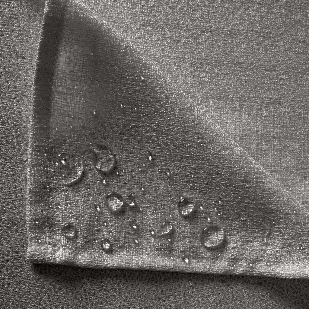 Home Details Chic & Rustic 70"x 144" Rectangle Polyester Tablecloth in Silver