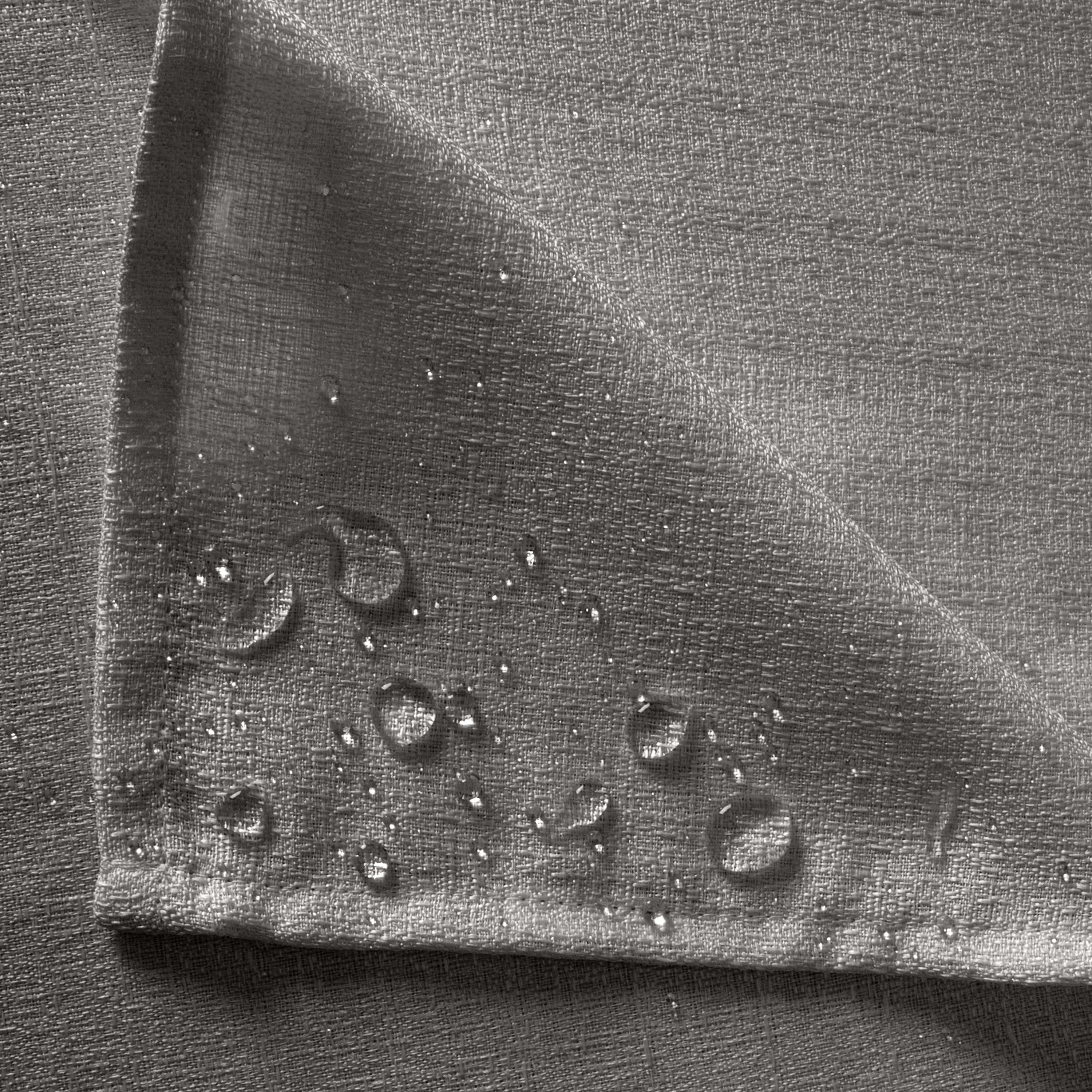 Home Details Chic & Rustic 70"x 144" Rectangle Polyester Tablecloth in Silver