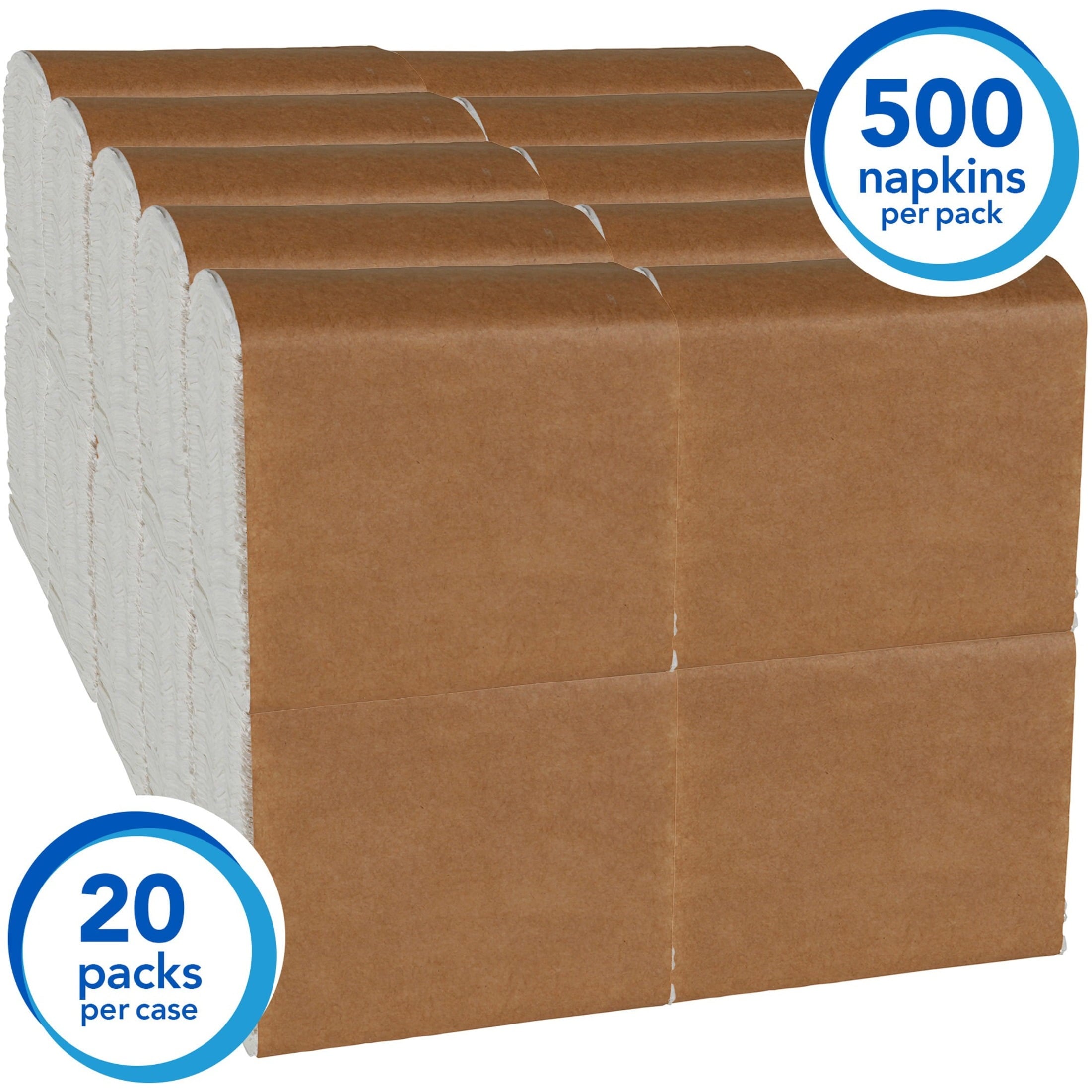 Scott, KCC98710, Tall-Fold Paper Napkins, 10000 / Carton, White