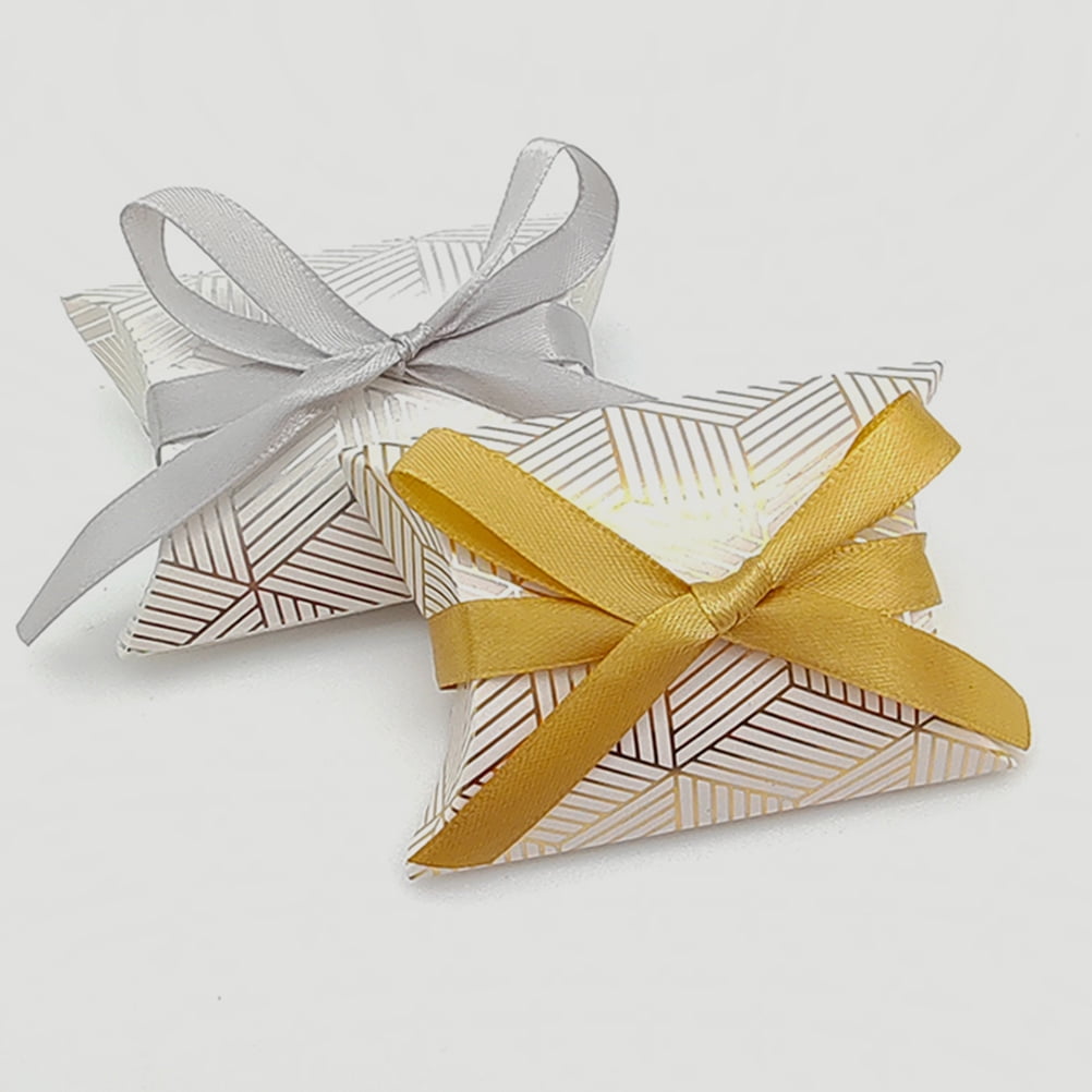 3 Pack Wedding Gift Boxes Favor for Decor Day Decorations Bride Mother Golden