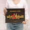 Darling Souvenir Personalized Engraved Laser Cut Wedding Guest Book Wooden Cover Sign-in Book Registry Guestbook Scrapbook-9J