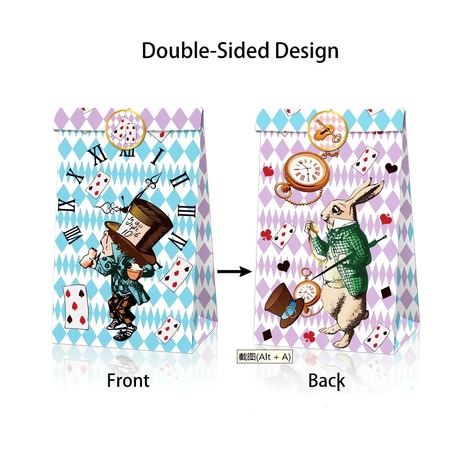 24 PCS Anime Party Favor Candy Bags for Anime Themed Birthday Supplies Decor,Kids Birthday Game Party Kraft Paper Goodie Gift Bag Decorations