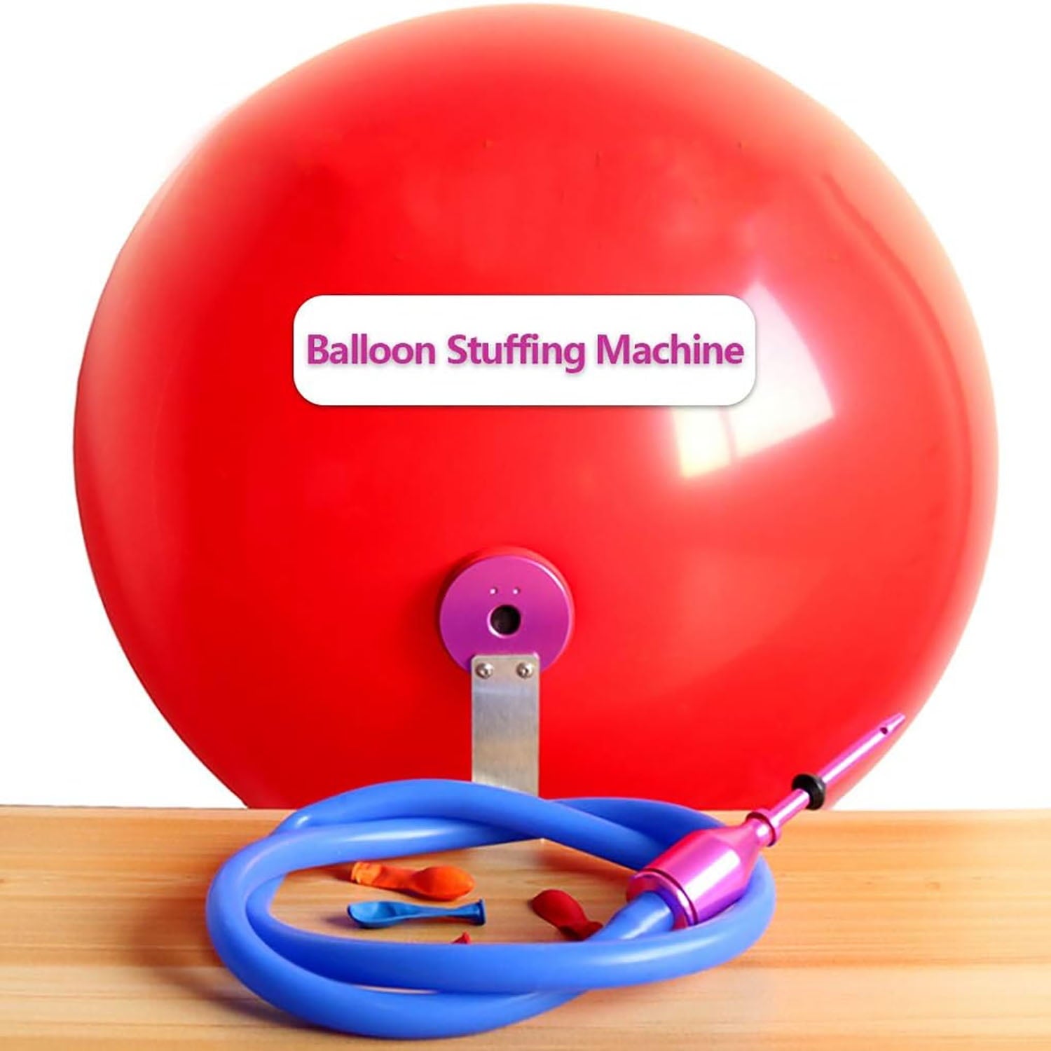 Balloon Stuffing Machine - Balloon Stuffing Tool Kit with Knotting Function Balloon Filling Tool for Birthday Party Christmas Wedding Art Balloons Decoration Supply