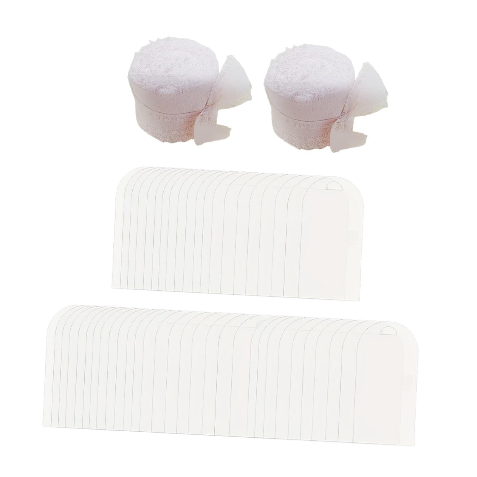 Sharprepublic 50 Pieces Acrylic Place Cards Blank Gift Tags for Office Restaurant Birthday