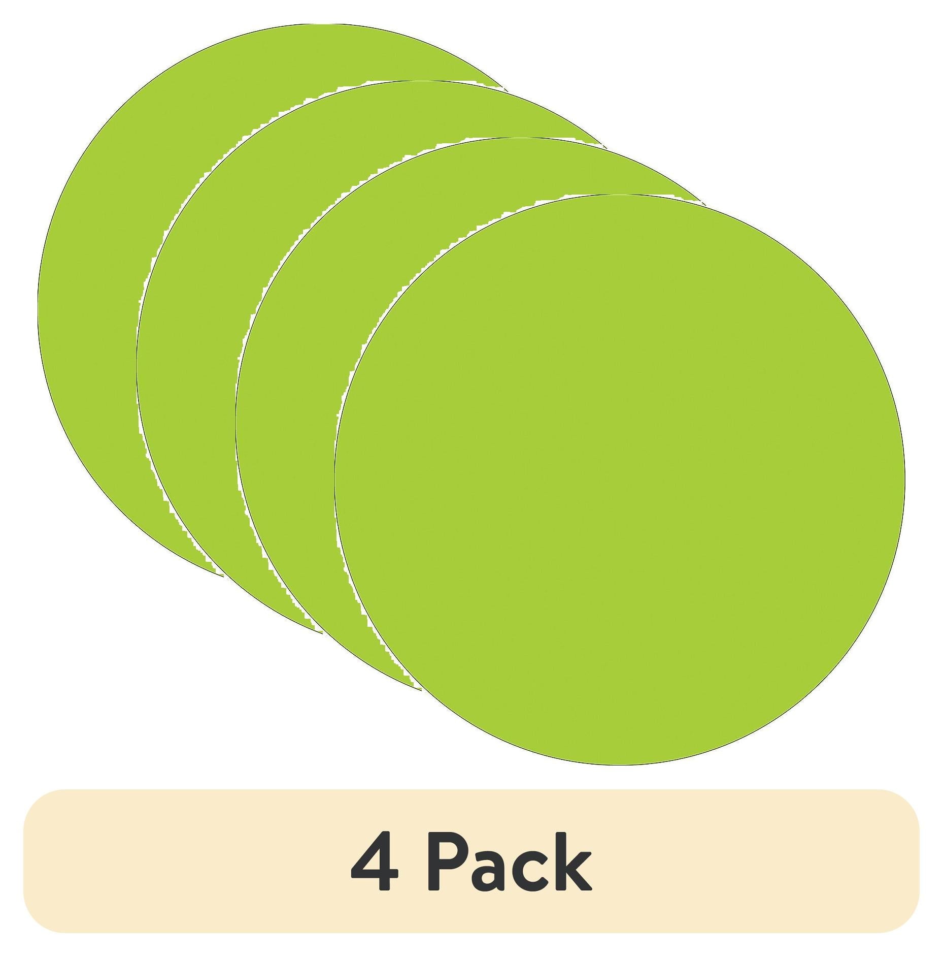Tape Logic Inventory Circle Labels 2" Fluorescent Green 500/Roll DL613J