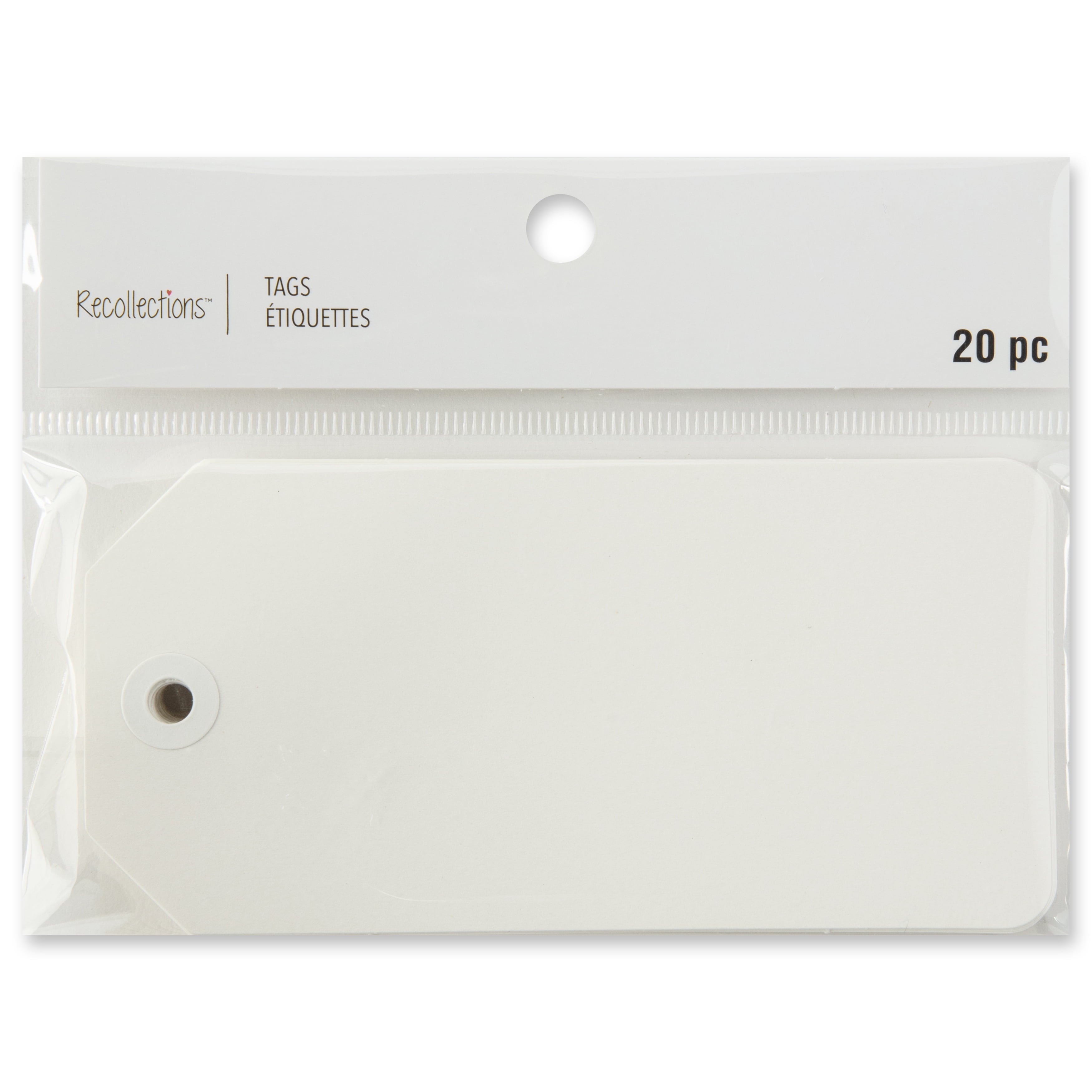 12 Packs: 20 ct. (240 total) Large Ivory Tags by Recollections™