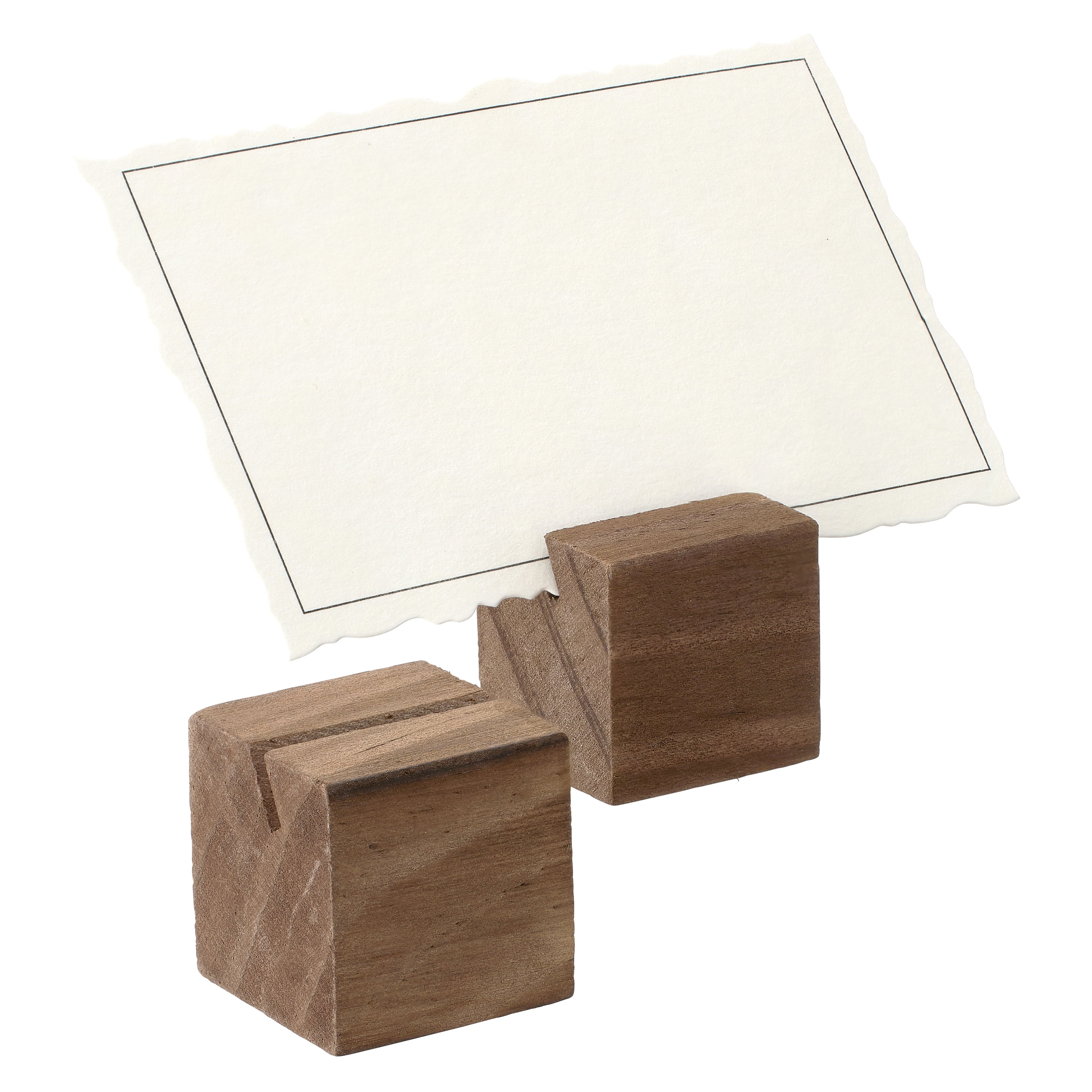 6 Packs: 12 ct. (72 total) Wood Place Card Holders by Celebrate It™