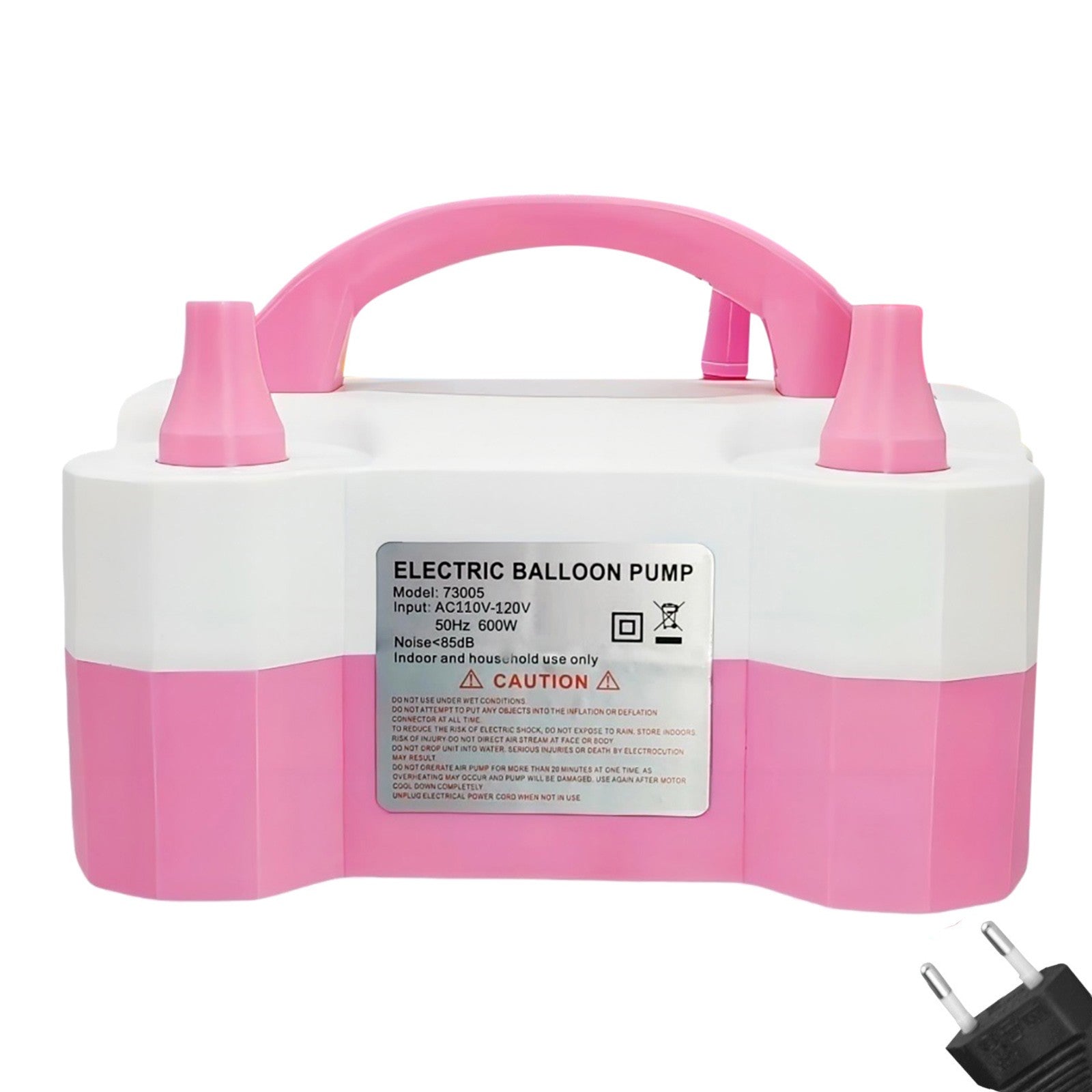 Electrical Balloon Inflator Binding Tool Portable Double Nozzle Electrical Blower Inflator Suitable For Party And Birthday Decoration