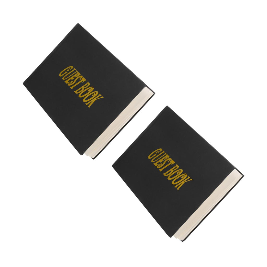 Masteelf 2pcs Wedding Memory Book Guest Book For Memorial Service Graduation Signature Book Guest Signing Book Memorial Service Guest Book