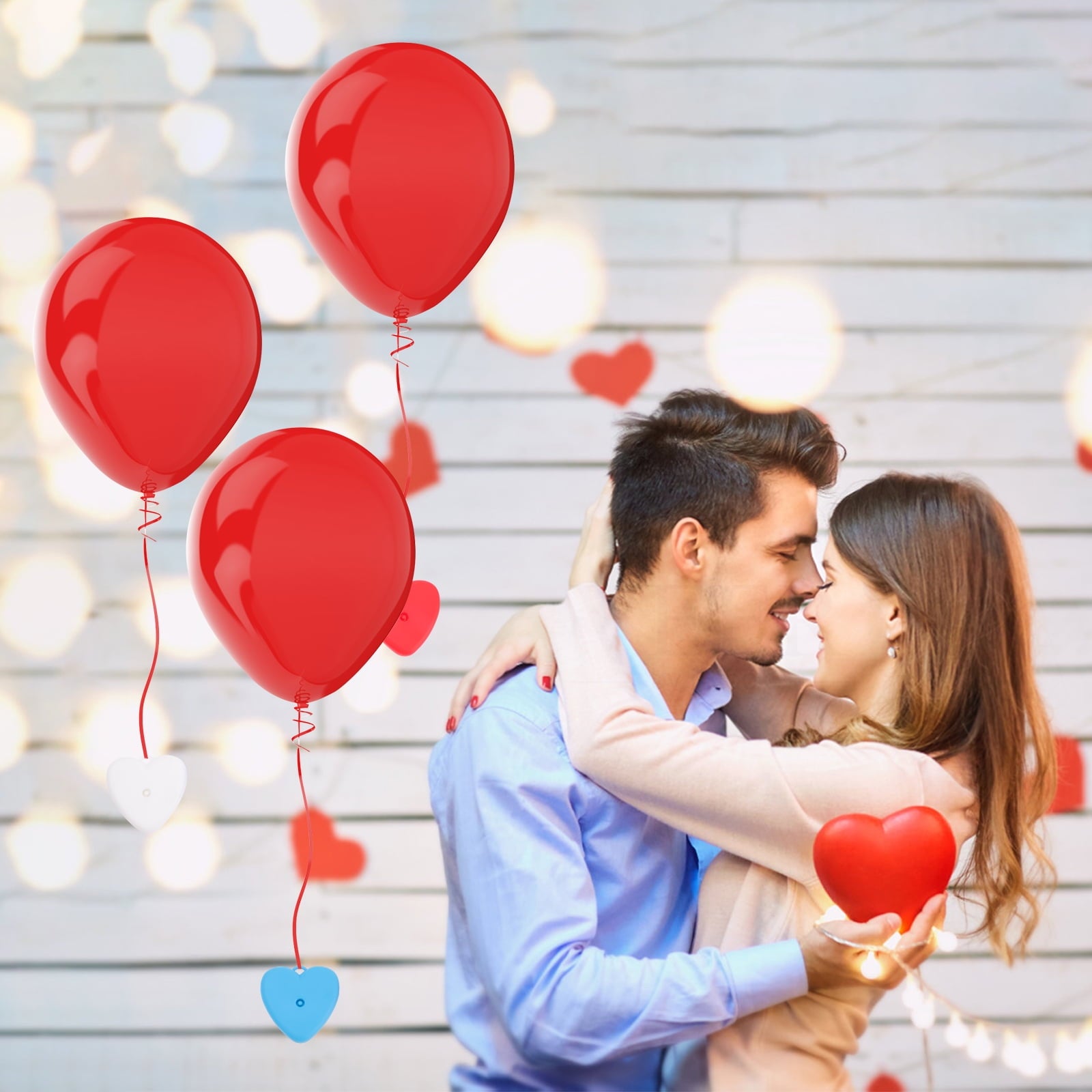 Raindrops 50 pcs Balloons Weights Colorful Heart Balloons Weights for Wedding Party