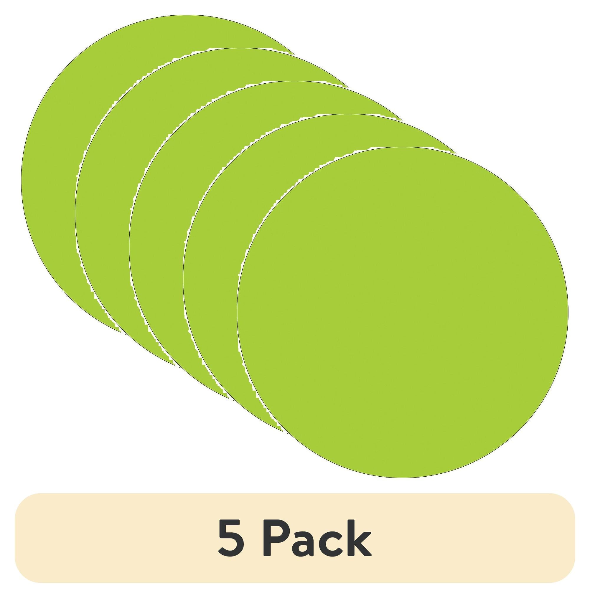 Tape Logic Inventory Circle Labels 2" Fluorescent Green 500/Roll DL613J