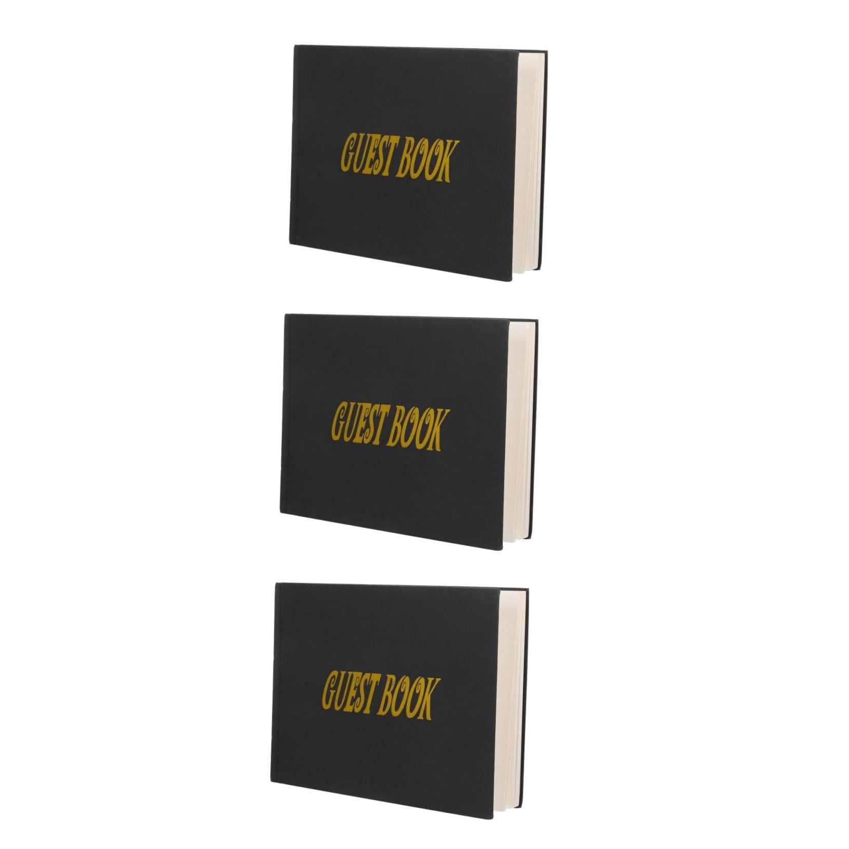 Masteelf 3pcs Signature Board Guest Book Funeral Guest Book Funeral Sign In Book For Guest Signature Board Guest Book Birthday Guest Book For Party