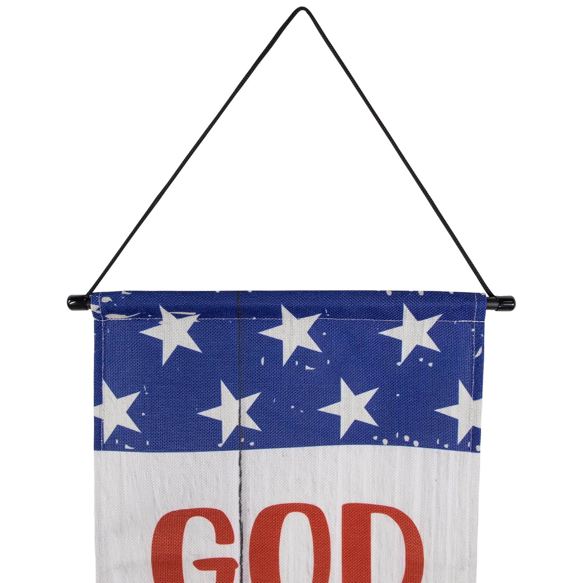 Northlight Stars and Stripes "I Heart USA" and "God Bless America" Door Banners - 71" - Set of 2