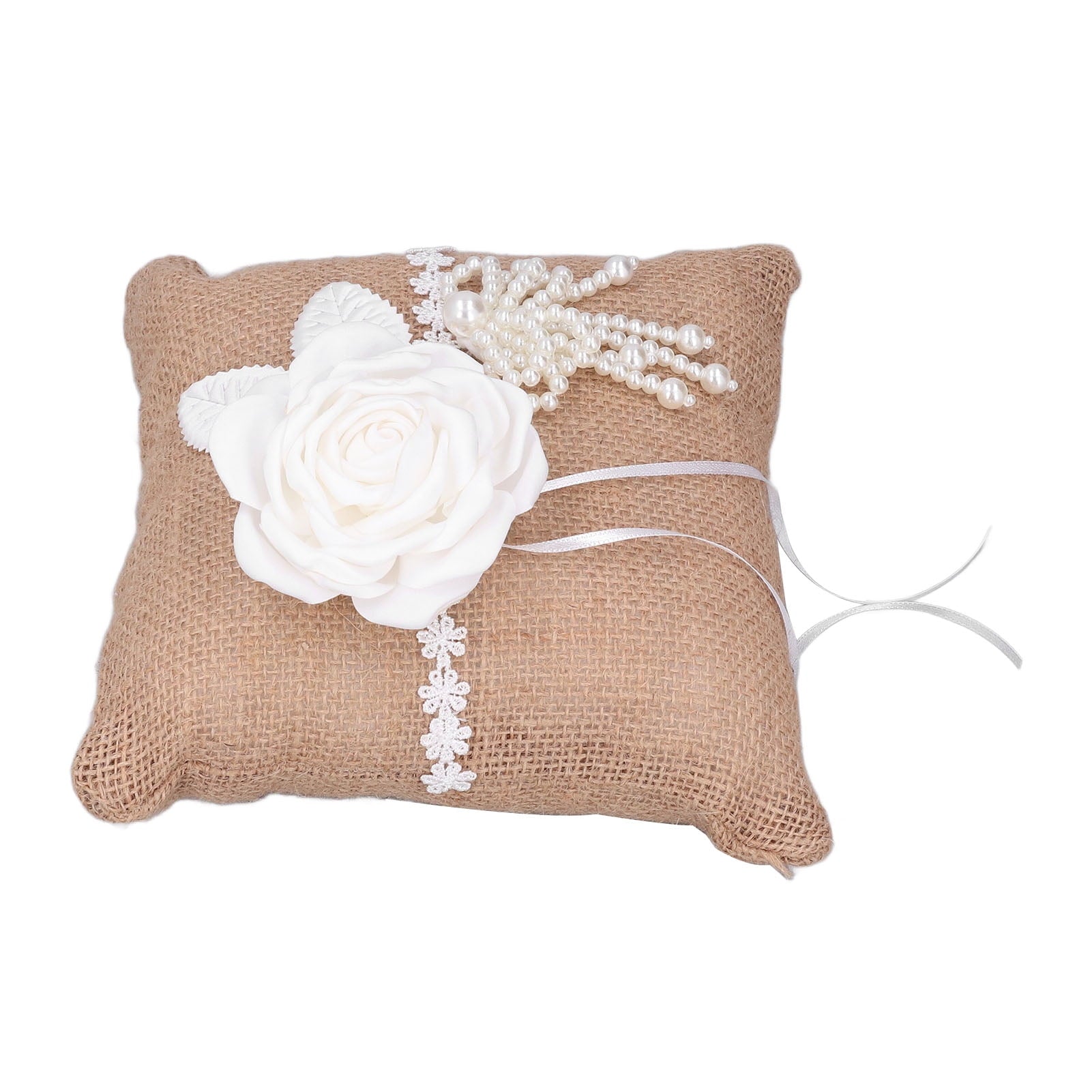 Verdant Touch Ring Bearer Pillow Wedding Ring Pillow Ring Bearer Cushion Wedding Anniversary Celebrations Party Decoration