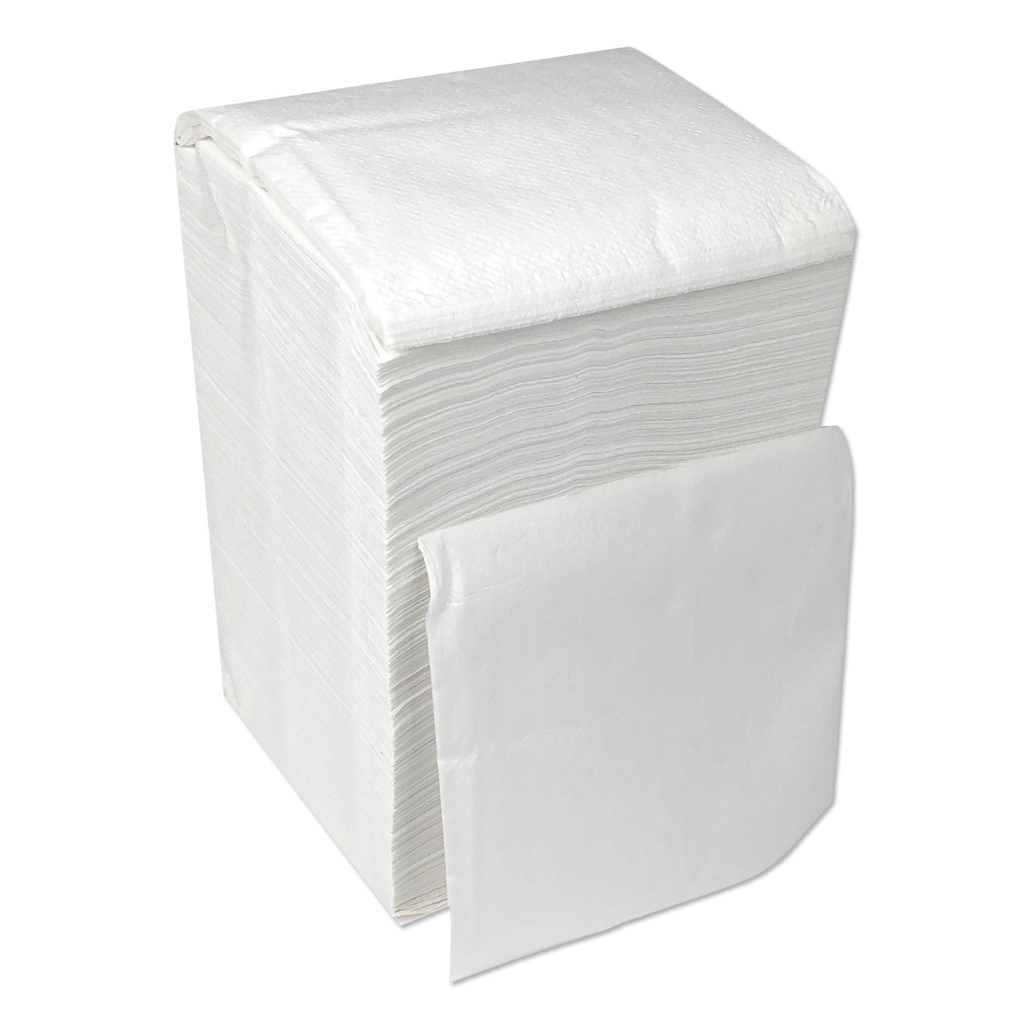 Betty Mills 1401 Cocktail Napkins, 1-ply, 9w X 4.5d, Black, 4,000/carton