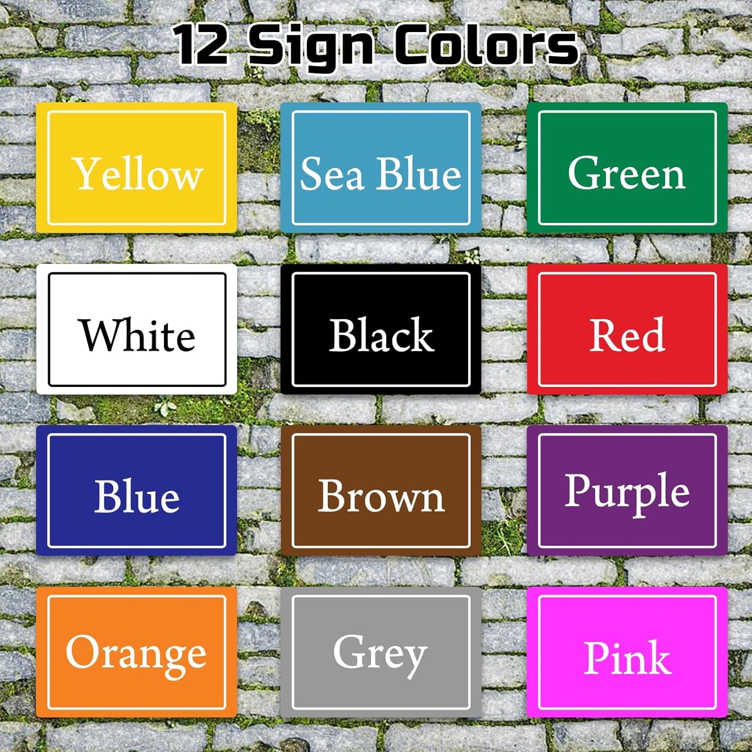Personalized Street Signs Custom Road Signs Metal Reflective Option Yard Signs Customized with Text Address for Outdoor Indoor Home Wall Decor