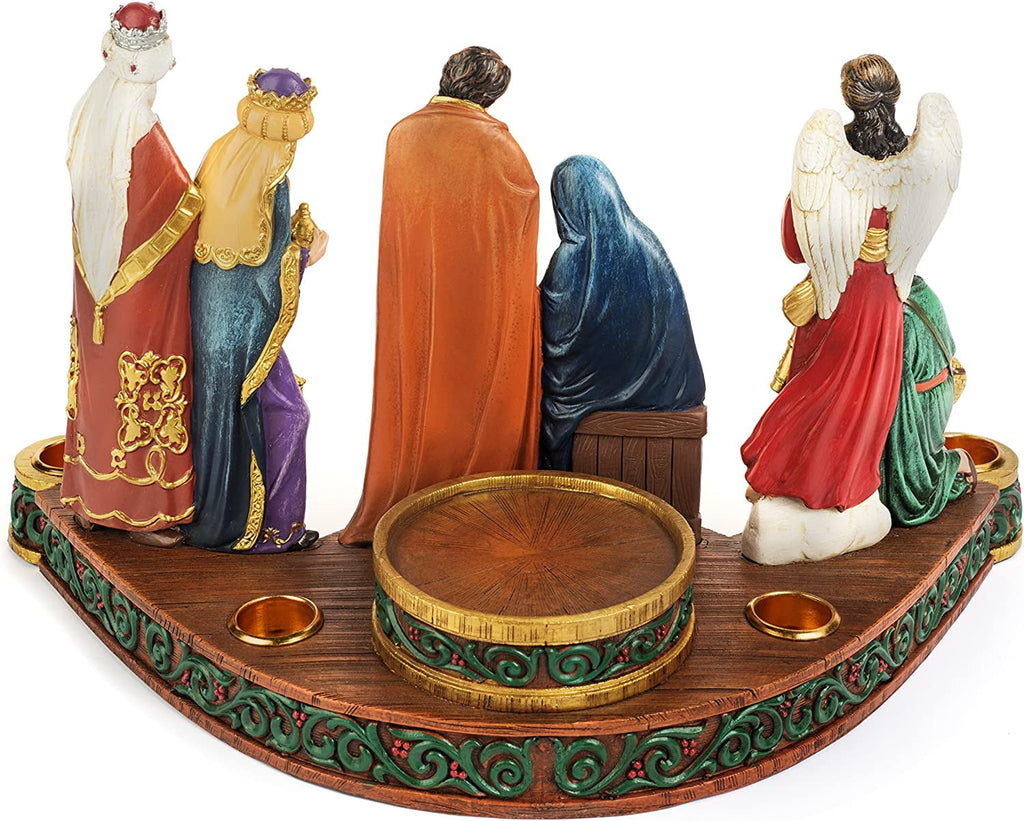 Creative Brands Nativity Advent 3.5 in Candle Holder
