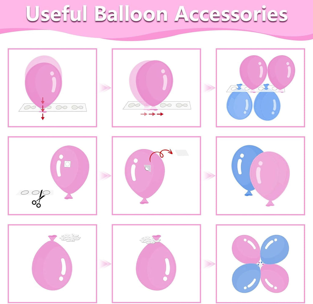 SINBEE Balloon Pump, Balloon Pump Electric, Portable Dual Nozzle Electric Blower Air Pump Inflator for Party Decoration. Faster and Save Time