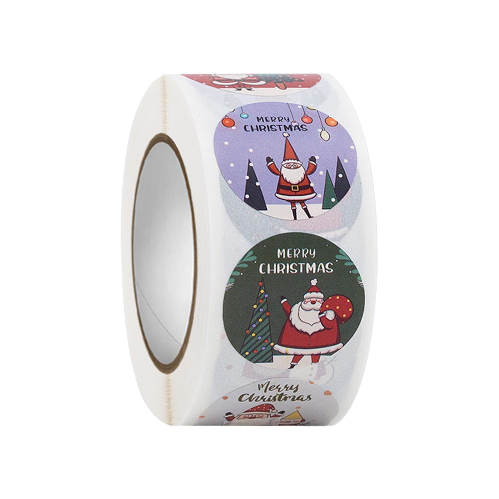 BLESIYA 6xChristmas Game Stickers Seals DIY Seal Labels Stickers for Cards Xmas Advent B 6 Pcs