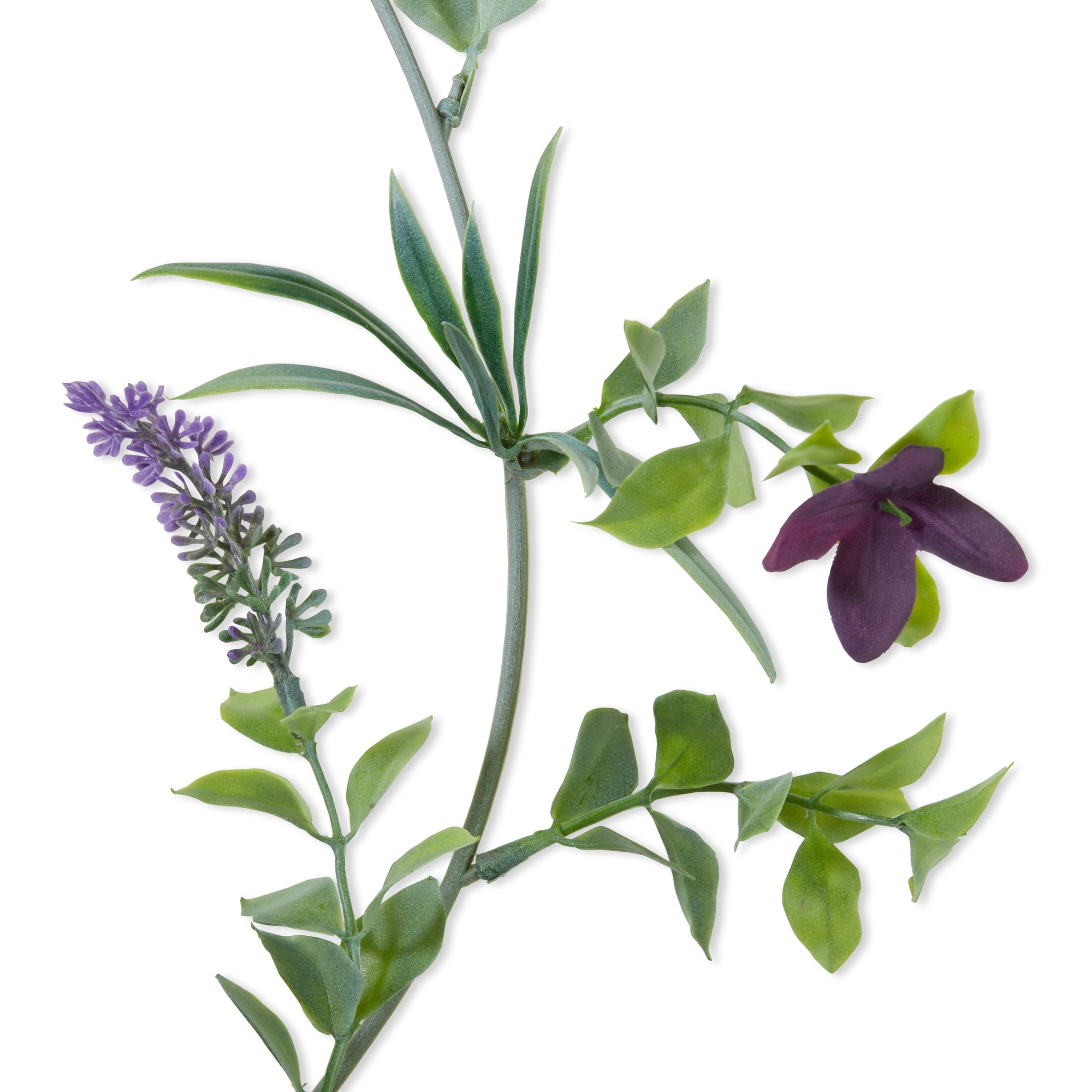 Mainstays 5' Artificial Lavender Wildflower Garland, 24pk