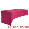 Unique Bargains Sequin Table Covers for Dining Room Parties or Dances Tablecloths Light Purple 71"x71"