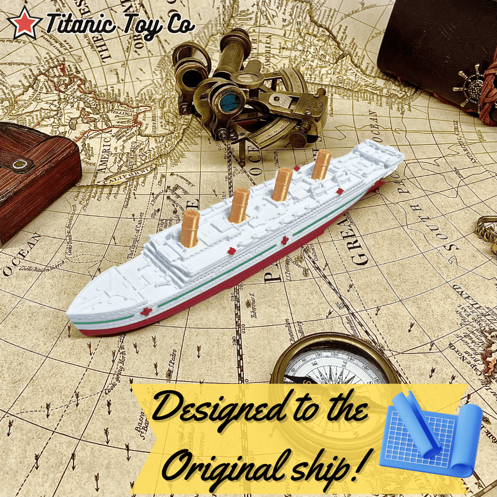 3 Pack Titanic, Britannic, Olympic Bath Boat And Pool Toy By TitanicToyCo, RMS Titanic Toys For Kids, Historically Accurate Titanic Toy, Titanic Ship, Titanic Cake Topper, Titanic Figurine