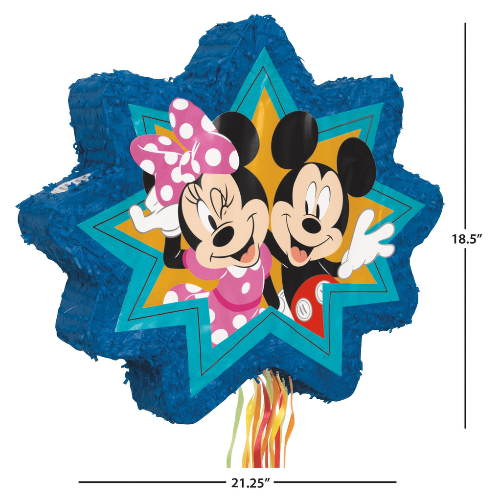 Disney Mickey & Friends Clubhouse Shaped Drum Pull Pinata, 1ct