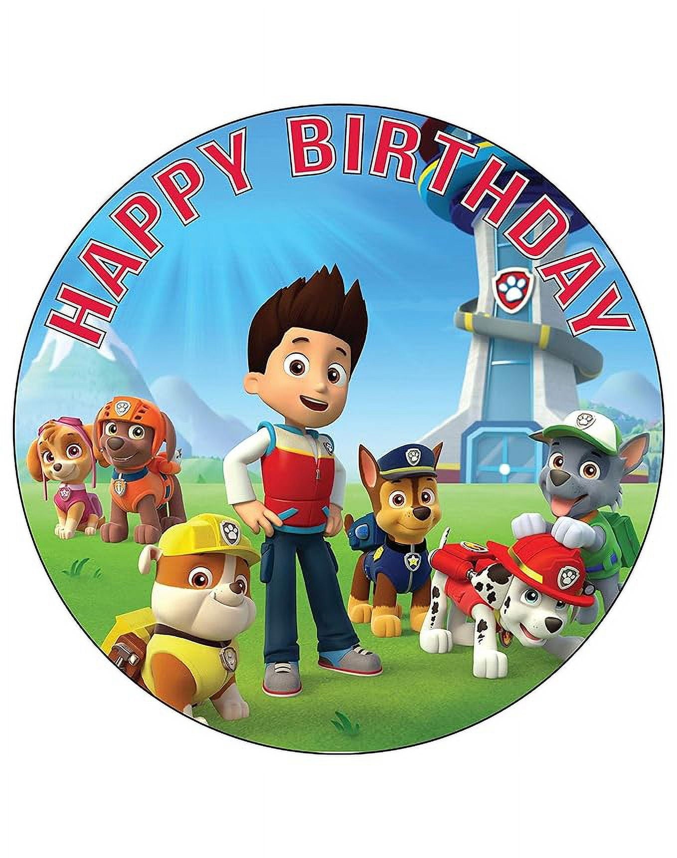 7.5 Inch Edible Cake Toppers – Themed Birthday Party Collection of Edible Cake Decorations