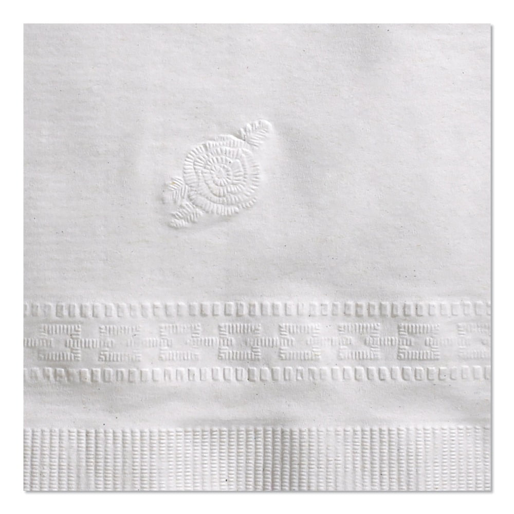 Tork NP7380A 3-Ply 17 in. x 16.125 in. 1/8 in. Fold Advanced Dinner Napkin - White (1740/Carton)