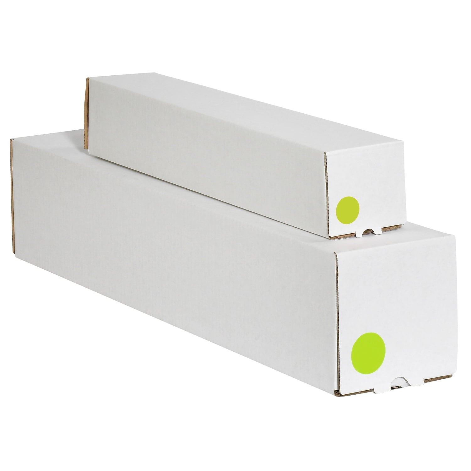 Tape Logic Inventory Circle Labels 2" Fluorescent Green 500/Roll DL613J