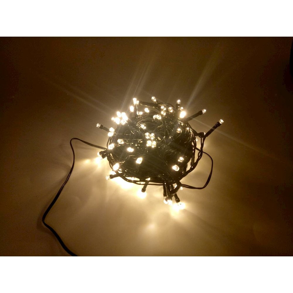Hi-Line Gift Ltd. Multi-Function Timed String Lights - 100 RGB LEDs with Remote