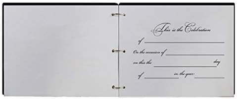 Personalized 50th Wedding Anniversary Guest Book for Couple 50 Years of Marriage Celebration, Wooden Maple Signature Registry Guest Book for Fiftieth Wedding (Maple)
