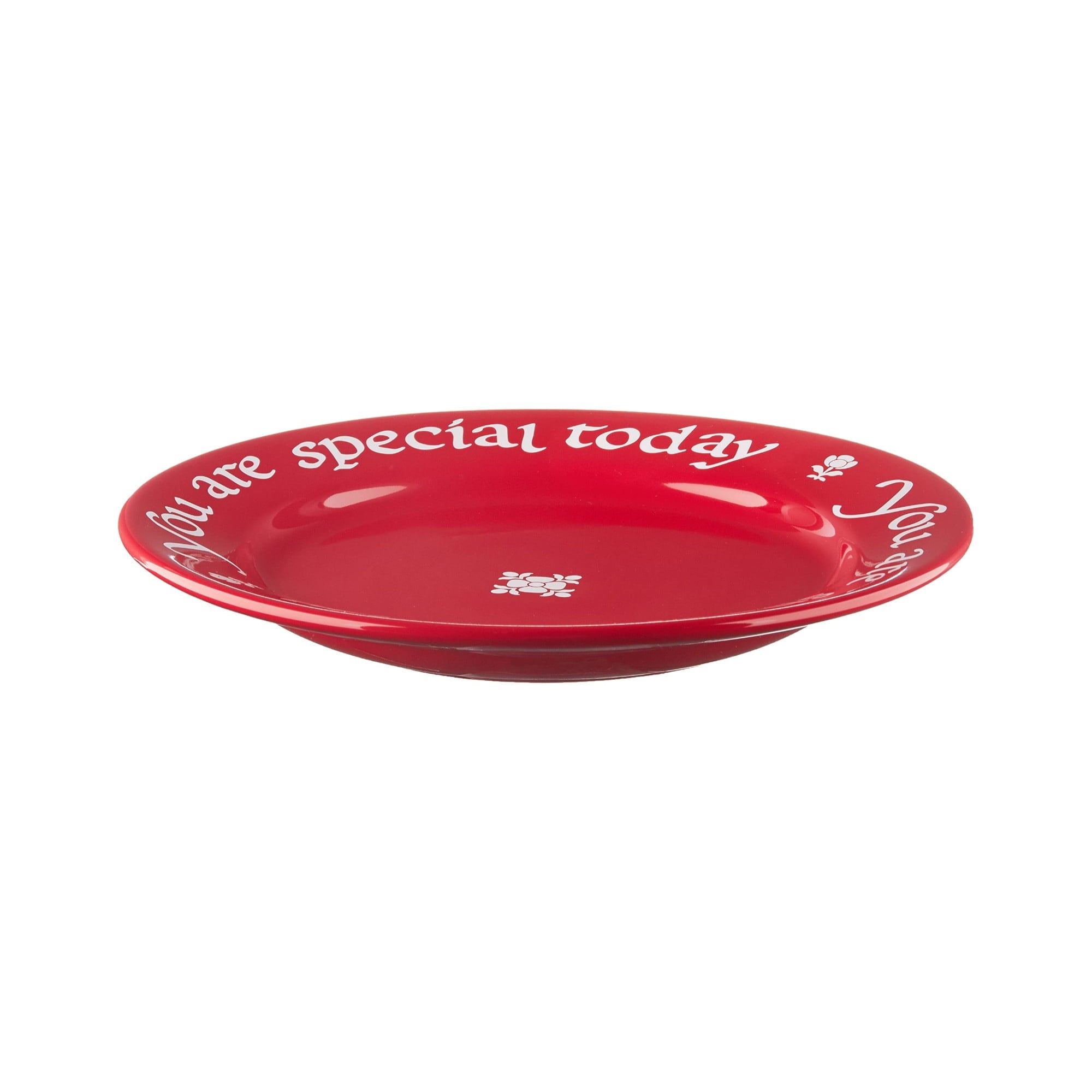 Waechtersbach "You Are Special Today" Red Plate - 10.63" Decorative Chinaware Celebration Dish, Ceramic Tableware for Birthdays, Anniversaries, Promotions, Family Traditions - Dishwasher Safe