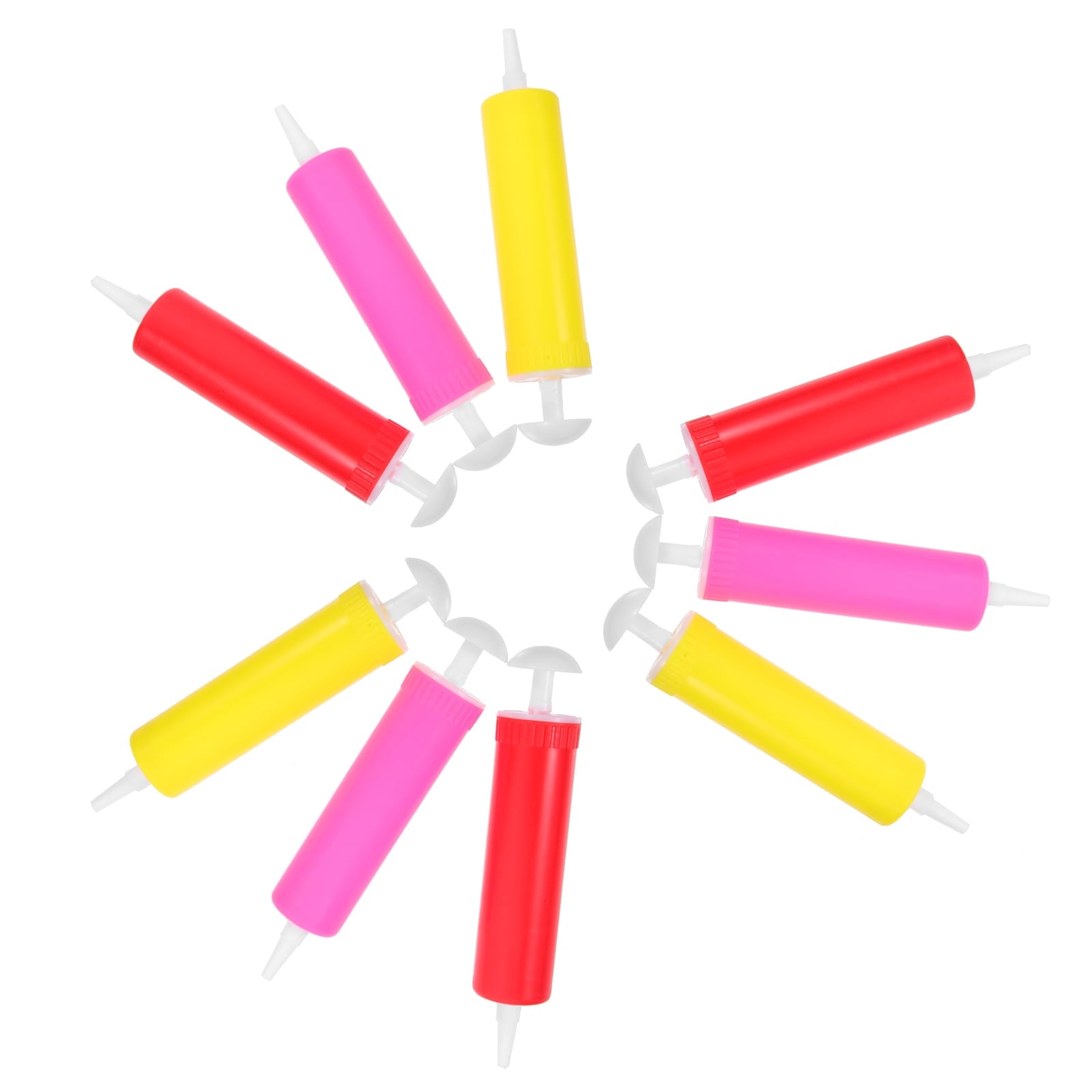 4 Pieces Baggies Manual Air Pump Lightweight Pumps Random Style