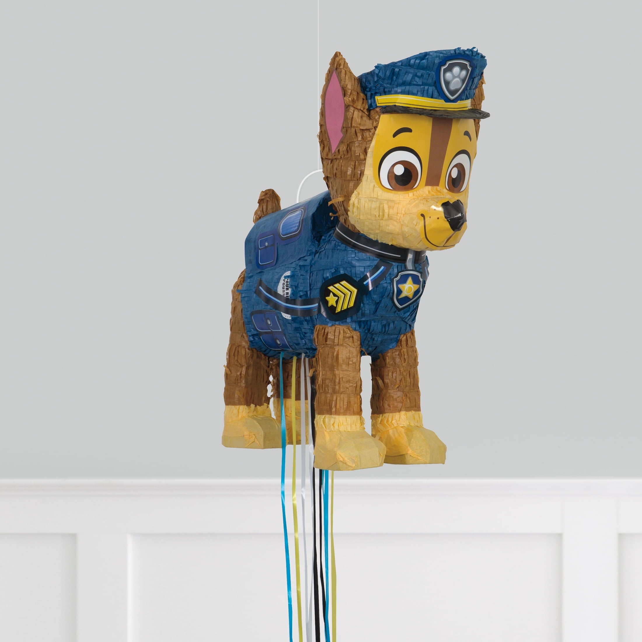 Chase PAW Patrol Pinata, Pull String, 15 x 18in