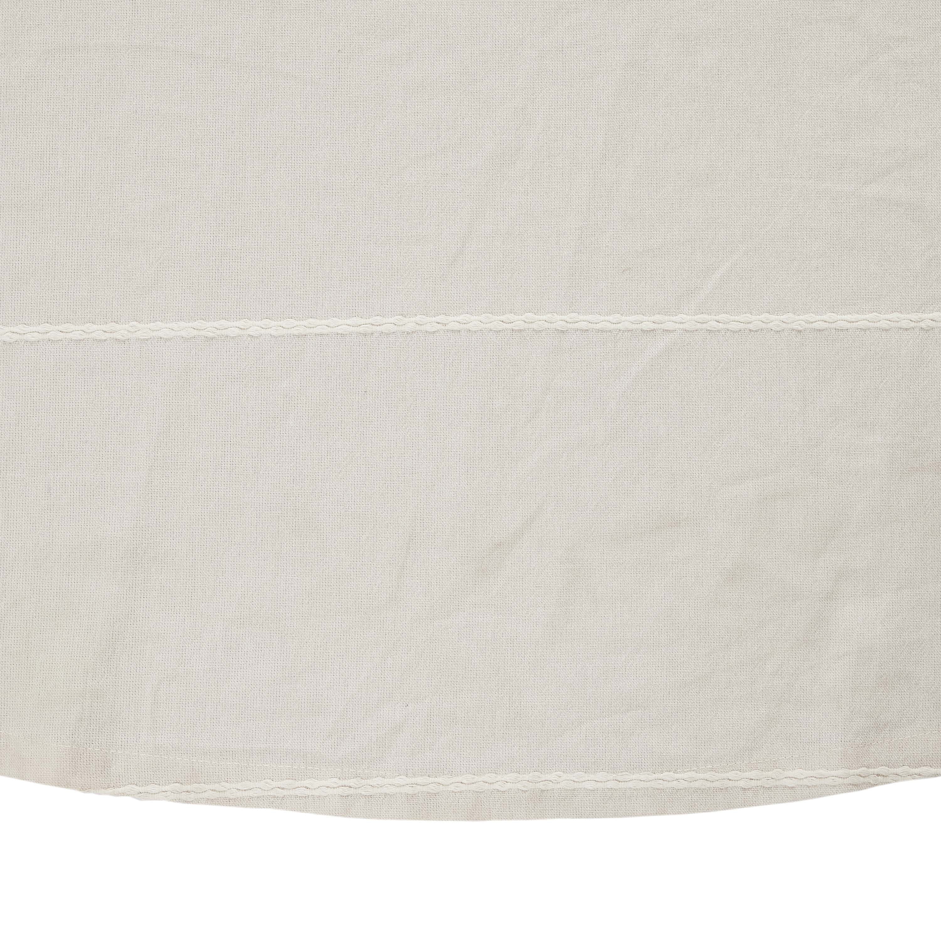 (3 pack) Better Homes & Gardens Stripe Tablecloth 70" Round - Beige - 100% Cotton