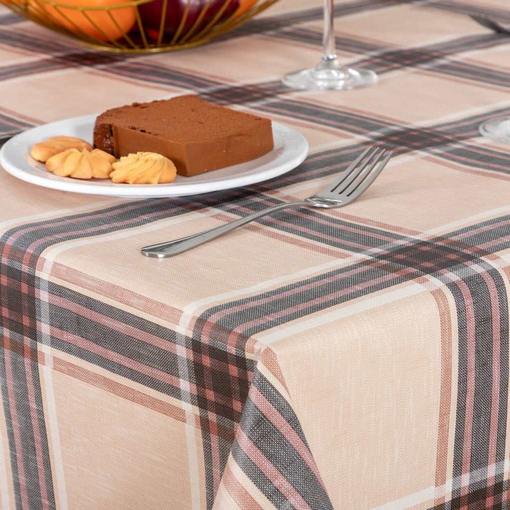 Ray Star Vinyl Party Tablecloths 60x84in 10pcs Spring Tablecloth Plastic Picnic Outdoor and Camping Waterproof Oilcloth Table Cover for Rectangle Tables