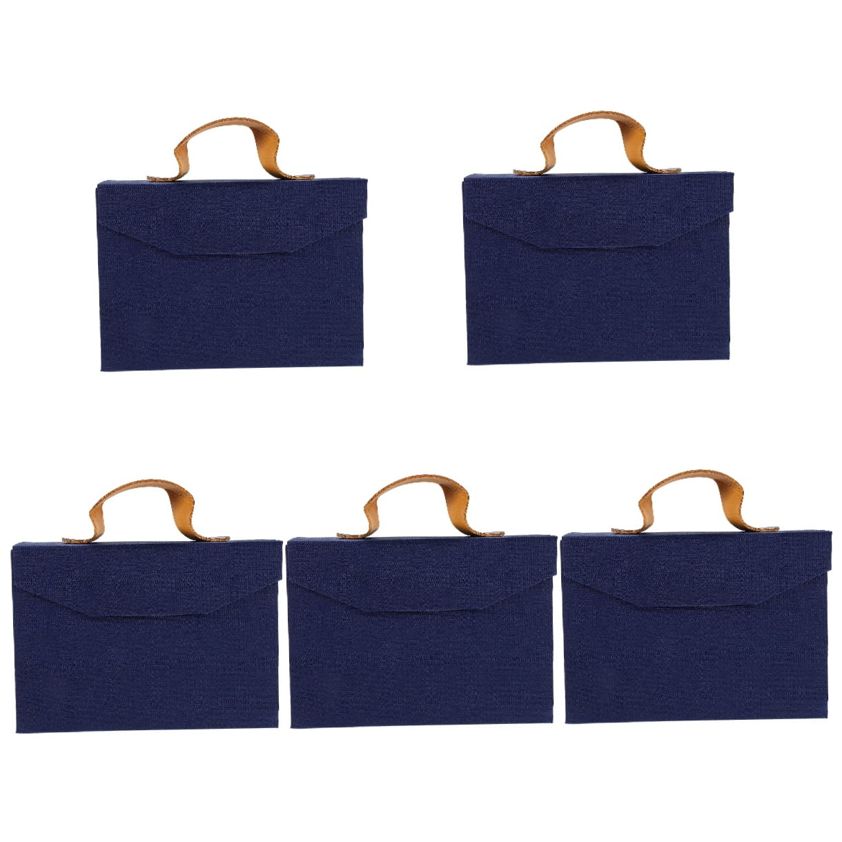 WORGEOUS 5pcs Gift Box Gift Packing Case Birthday Gift Wrapping Box Portable Handle Gift Box