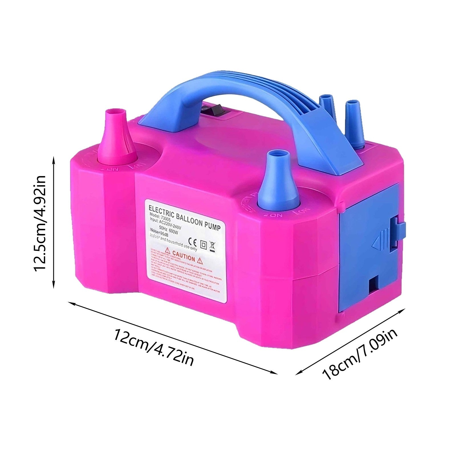 Electrical Balloon Inflator Binding Tool Portable Double Nozzle Electrical Blower Inflator Suitable For Party And Birthday Decoration