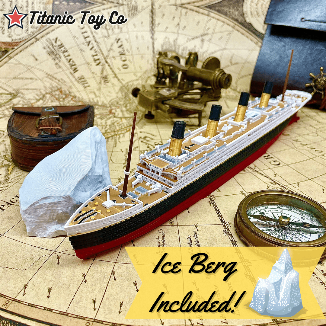 Full Color RMS Titanic Model Ship 1 Ft Long Assembled Titanic Toys For Kids, Historically Accurate Titanic Toy, Titanic Ship, Titanic Cake Topper, Titanic Figurine, Titanic Boat By TitanicToyCo