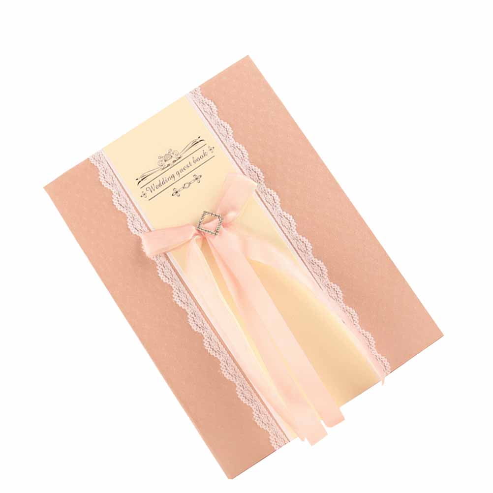 WHAMVOX  The Sign Bridal Wedding Decorations Guest Book Alternative Pink