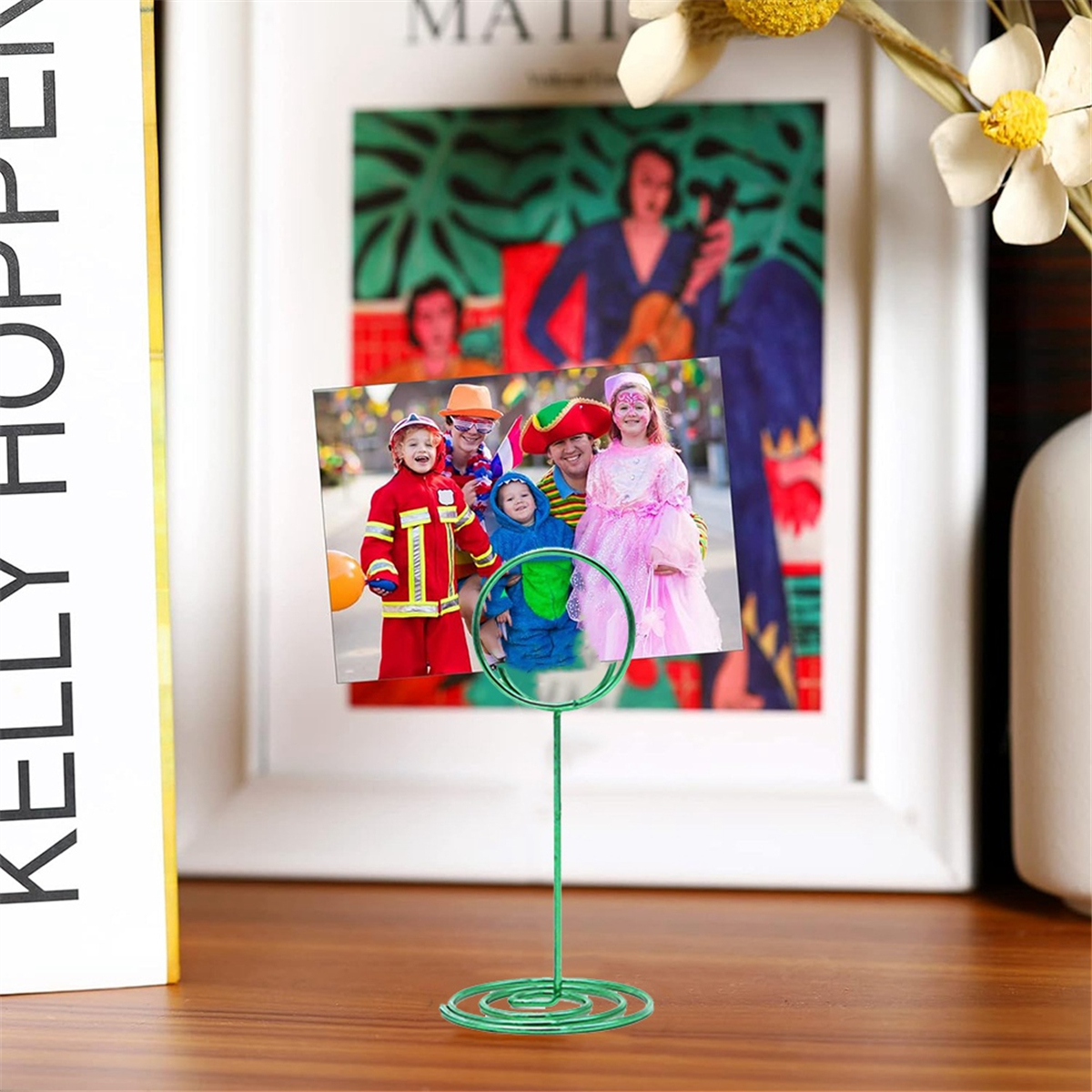 80Pcs Table Number Holders Place Card Holder, Picture for Wedding, Birthday Anniversary Party, Restaurant 85mm