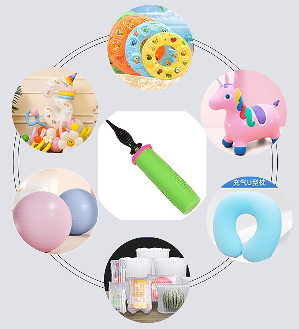 Balloon pump handheld two-way double-action air pump, suitable for balloons, yoga balls, swimming rings