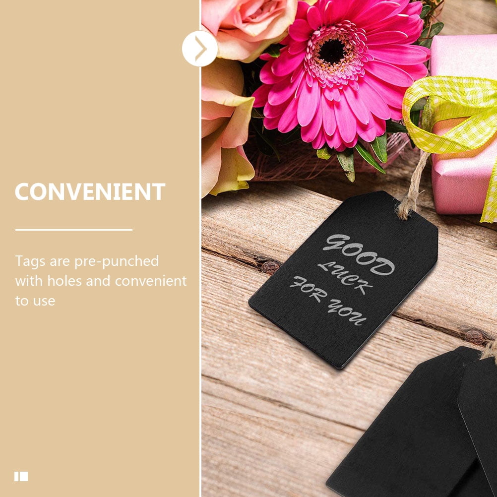 160 Pcs  Decorative Bottle Labels Wedding Chalkboard Tags Multi-function Gift Labels