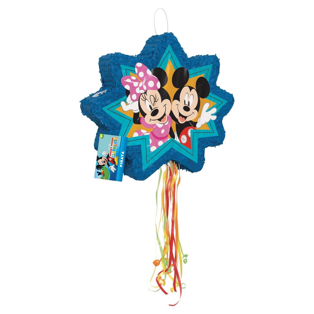 Disney Mickey & Friends Clubhouse Shaped Drum Pull Pinata, 1ct
