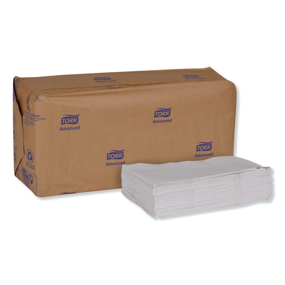 Tork Advanced Soft Minifold Dispenser Napkins, 1-Ply,13" x 12", White, 6000/CT -TRKD820