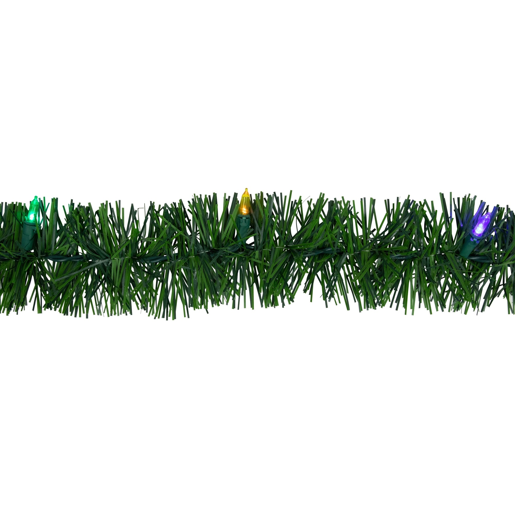 Northlight 18' x 3" Pre-Lit Pine Artificial Christmas Garland, Multicolor LED Lights